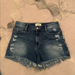 Denim shorts